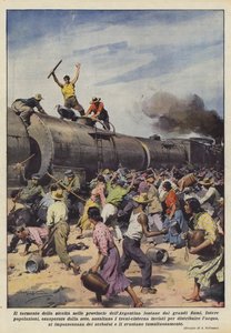 The Torment of Drought in the Provinces of Argentina Far from the Great Rivers by Achille Beltrame
