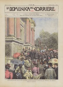 Inauguration of the International Artistic Exhibition in Venice (April 24) by Achille Beltrame