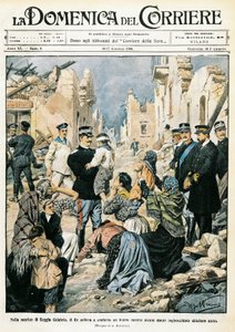 King of Italy Visit to Reggio Calabria by Achille Beltrame