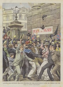 The Announcement of the Conclusion of the Anglo-Boer Peace Given in the Mansion-House of London on the Afternoon of the 1st