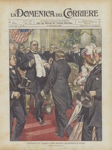 The Attempt of an Anarchist Against McKinley at the Buffalo Exposition by Achille Beltrame