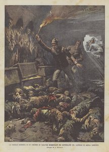The Accidental Discovery of a Cemetery of Mummified Corpses in the Basements of the Castle of Aquila (Abruzzo) by Achille Beltrame