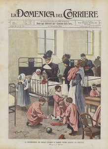 The Distribution of Christmas Gifts to Poor Children in the Hospital by Achille Beltrame