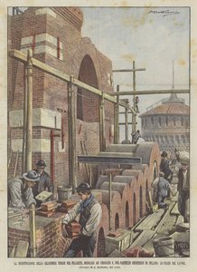 The Reconstruction of the Grand Tower of Filarete, Dedicated to Umberto I, in the Sforza Castle