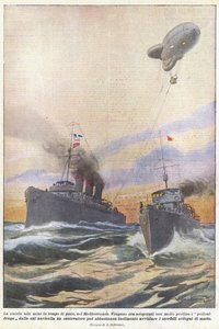 Mine Hunting in Peacetime in the Mediterranean by Achille Beltrame