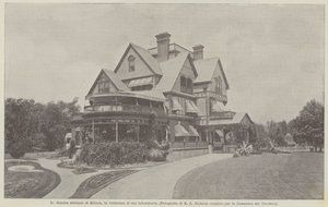 The Usual Residence of Edison, Near His Laboratory