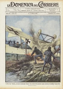 The End of an Albatross That Bombed Venice by Achille Beltrame
