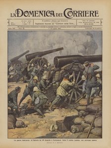 The Italo-Turkish War, the 149 Battery Disperses a Caravan Near the Tunisian Border at Bu-Kamech