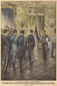 The First of the Reparations for the Massacre of Giannina by Achille Beltrame