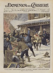 The Revolt in Russia, Peasants Looting and Destroying Rural Properties