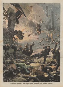 The Terrible Catastrophe in Annen (Westphalia) Caused by the Explosion of a Roburite Factory by Achille Beltrame
