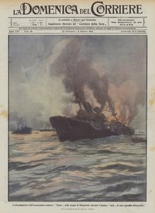 Sinking of the German Cruiser Mainz in the Waters of Helgoland During a Bold Raid