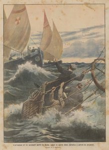 The Adventure of Three Aeronauts Departed from Rome, Fallen into the Open Adriatic Sea and Rescued by Fishermen