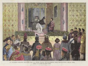 European Ladies Officially Received for the First Time by the Empress of China