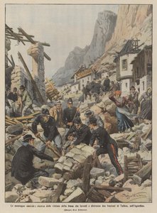 The Murderous Mountains, Search for Victims of the Landslide That Hit and Destroyed Two Hamlets