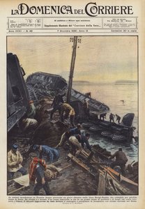 Recent Floods in France Caused a Major Disaster on the Paris-Nantes Line by Achille Beltrame