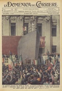 The triumphant days of the Duce in Sicily