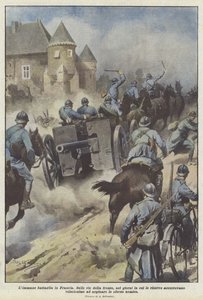 The Immense Battle in France by Achille Beltrame