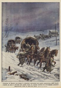 Winter in Russia Does Not Stop the Victorious Operations of Our Fighters by Achille Beltrame
