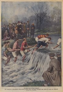 Sports in English Colleges by Achille Beltrame