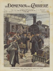 Railway obstructionism in Italy, episodes of rebellion by travelers against railway workers