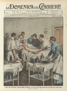 Wonderful act of altruism, the worker Ghezzi, from Piacenza, has part of her own skin removed by Achille Beltrame