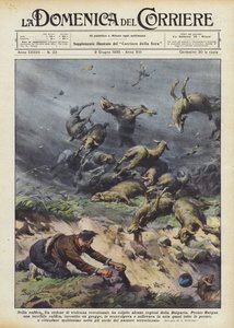 In the Gust by Achille Beltrame