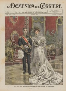 Royal wedding, King Alfonso XIII of Spain and his bride Princess Ena of Battenberg