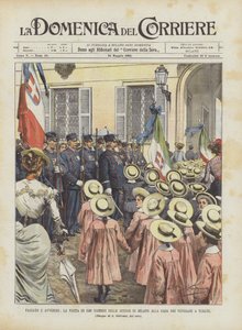 Past and Future, The Visit of 1500 Milan Schoolchildren to the Veterans