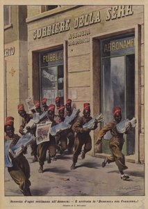 A Weekly Scene in Asmara by Achille Beltrame