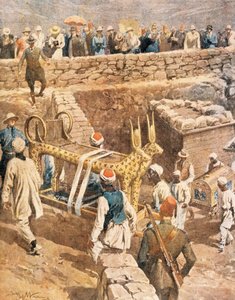 The Discovery of the Tomb of Tutankhamen, illustration