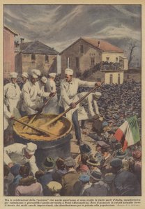 Among the Polenta Celebrations Held Again This Year in Various Parts of Italy by Achille Beltrame