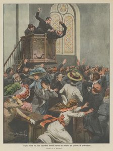 Tragic fight between two Baptist priests on a pulpit out of professional jealousy