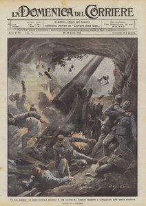 A master shot, an Austrian piece hidden in a cave in Trentino hit and shattered...