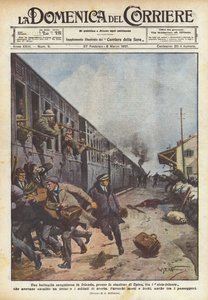 A bloody battle in Ireland, near Upton station, between the Sinn Féiners who had