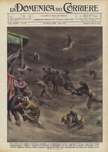 A Sandstorm of Unheard-of Violence Hit Some Regions of Texas, USA by Achille Beltrame