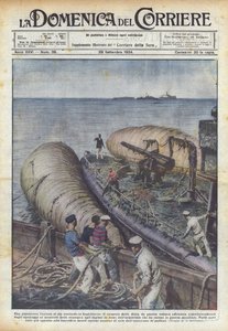 A gigantic undertaking is being attempted in England, the recovery of the German war fleet