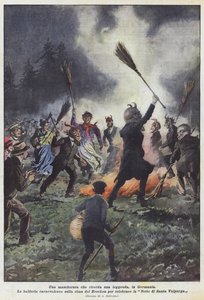 A Masquerade Reminiscent of a Legend, in Germany by Achille Beltrame
