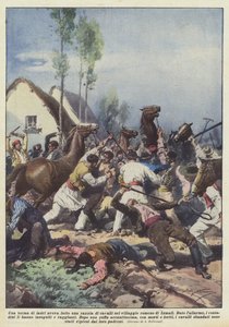 A gang of thieves raided horses in the Romanian village of Izmall by Achille Beltrame