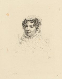 Portrait of Madame Desforges, Cousin of Devéria. (IFF 40) by Achille Devéria