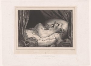 Girl Sleeping on Bed