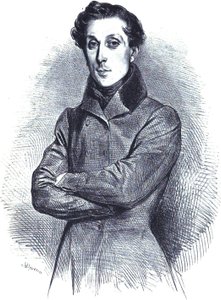 Portrait of the French Architect Alphonse de Gisors, Lithographic Portrait