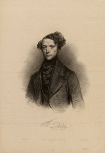 Portrait of the Composer Theodor Döhler by Achille Devéria