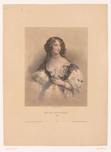 Portrait of Louise de La Vallière by Achille Devéria