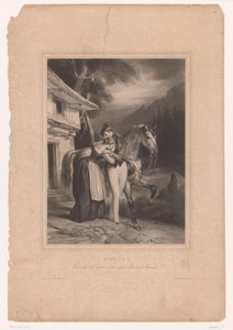 Prussian Soldier Bidding Farewell to His Wife