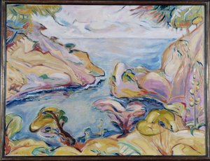 La Calanque de Figuerolles a La Ciotat by Achille Emile Othon Friesz