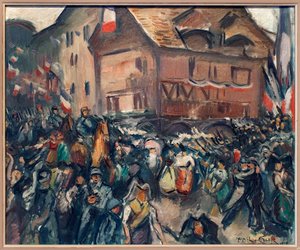 The entry of French troops in Strasbourg, 22 November 1918 by Achille Emile Othon Friesz