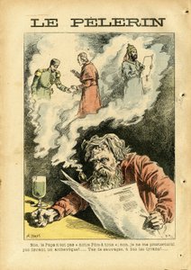 Illustration of Achille Lemot (1846-1909) in Le Pelerin