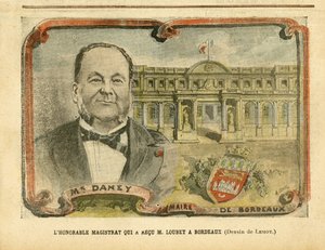 The Honourable Magistrate who received M. Loubet in Bordeaux - Architecture, President of the Republic, Bordeaux - Mayor, Daney Alfred by Achille Lemot