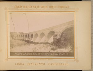 Viaduct with 14 Arches over Fascoluccio Ravine by Achille Mauri